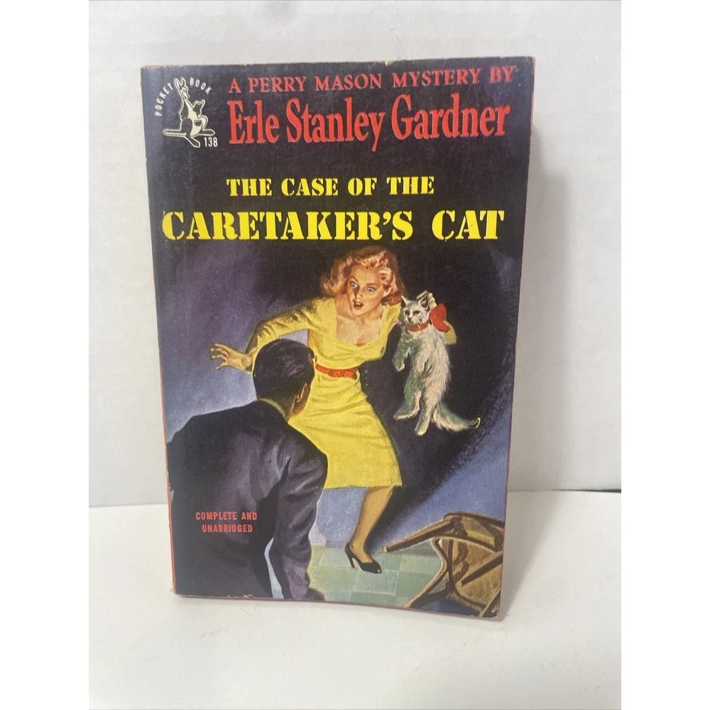 PERRY MASON: CASE OF CARETAKER'S CAT by ERLE GARDNER 1948 Pb